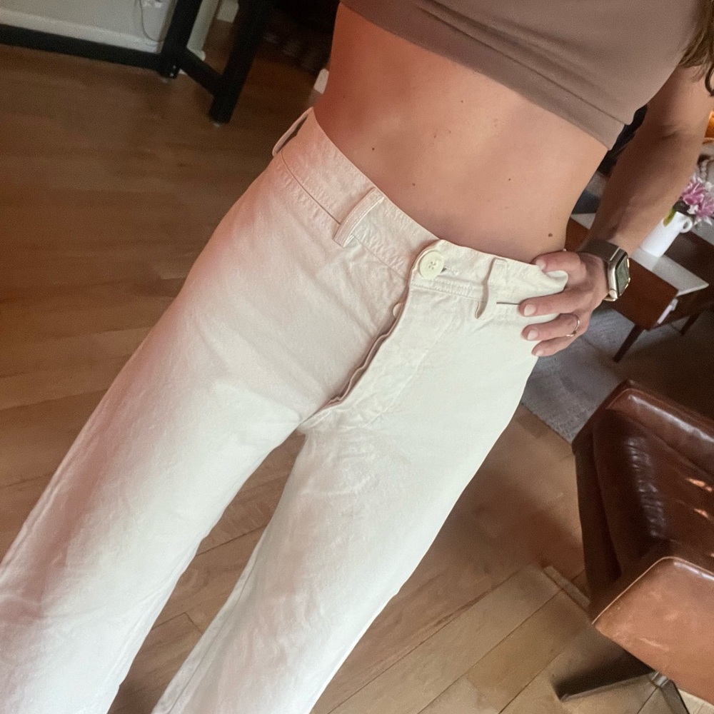 Jesse Kamm sailor pants in natural size 4